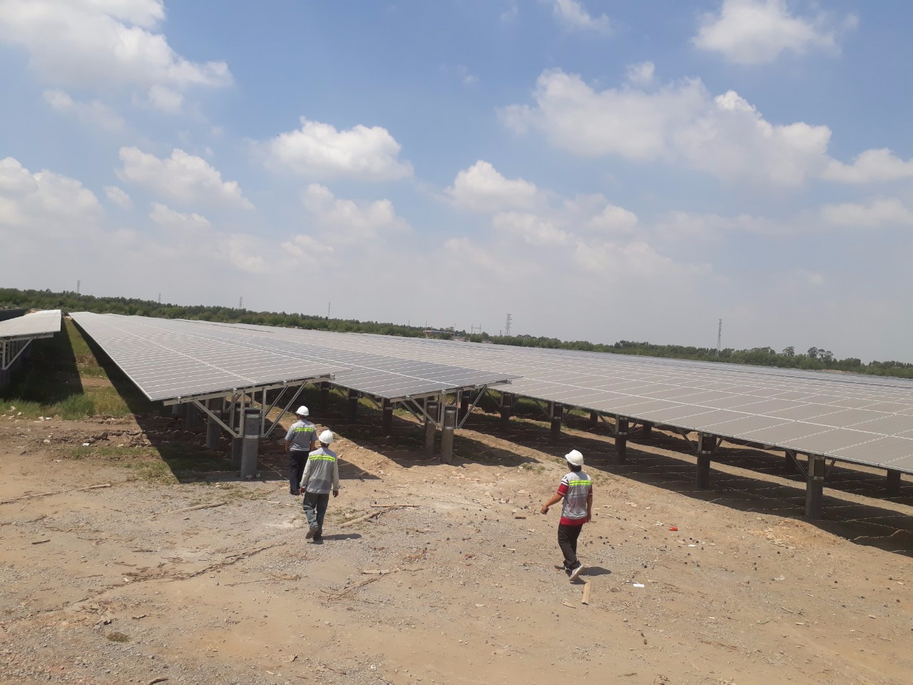 Construction of Solar Power Factory